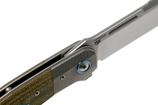 Складной нож MKM "CLAP" MKM/LS01 GCT c клинком из стали Böhler M390 Microclean®, рукоять титан / микарта