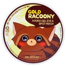 Secret Key Патчи Gold Racoony Hydrogel Eye &amp; Spot Patch 90 шт