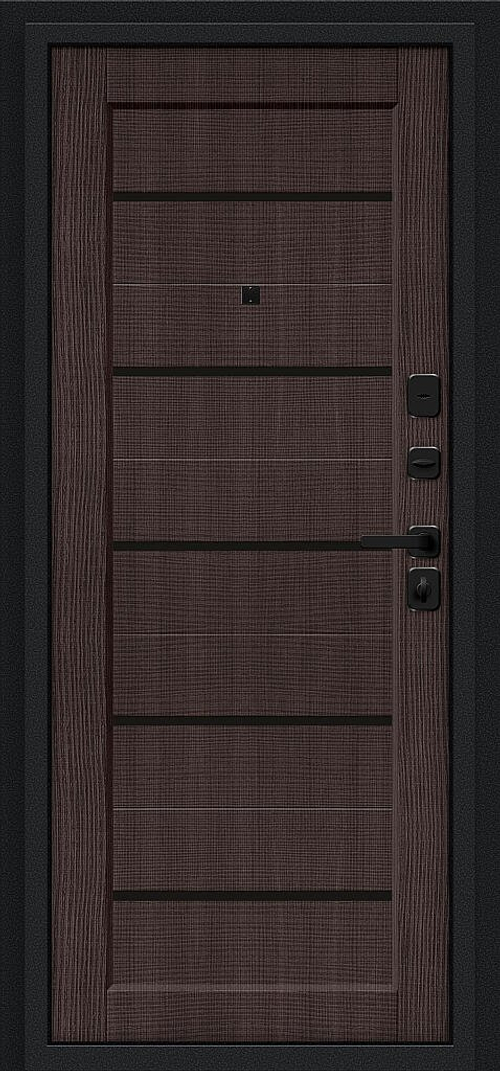 Борн/SBlack Букле черное/Wenge Melinga 205*96 левое