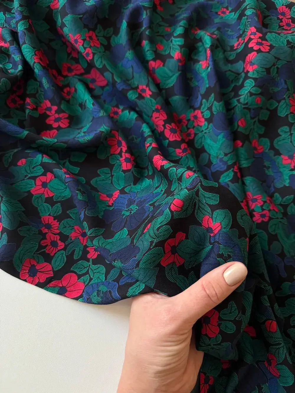 Ткань для рукоделия штапель для шитья 3 м плательная вискоза