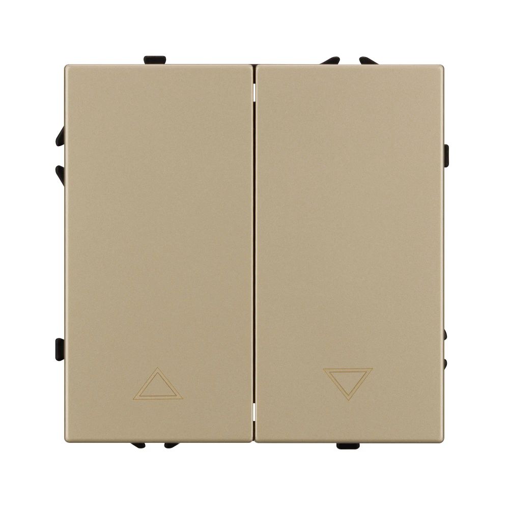 Механизм выключателя управления шторами SWT-NOBE-MKR2-SFPL-GD (230V, 10A) (Arlight, Золотой песок) 054274