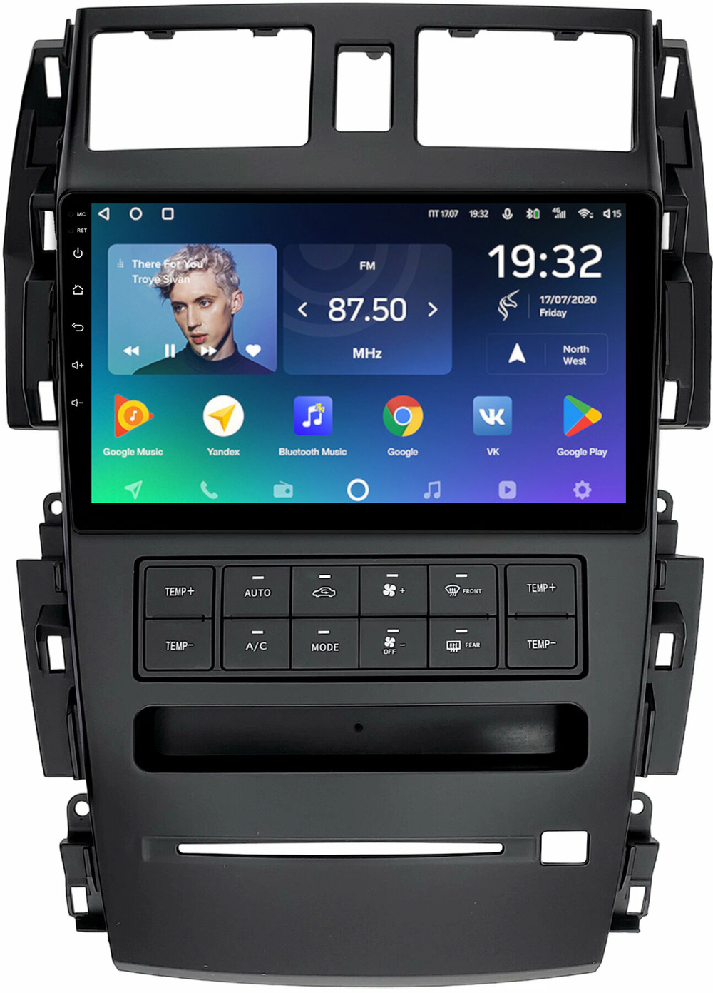 Магнитола для Nissan Teana J31 2003-2008 (большая рамка) - Teyes SPRO+ монитор 9" IPS на Android 10, ТОП процессор, 4Гб+32Гб, 4G SIM-слот