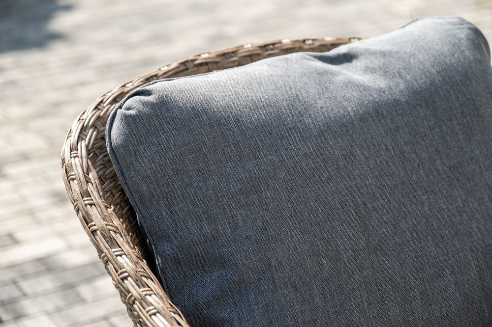 "Овьедо" лаунж-зона из искусственного ротанга на 4 персоны, цвет соломенный