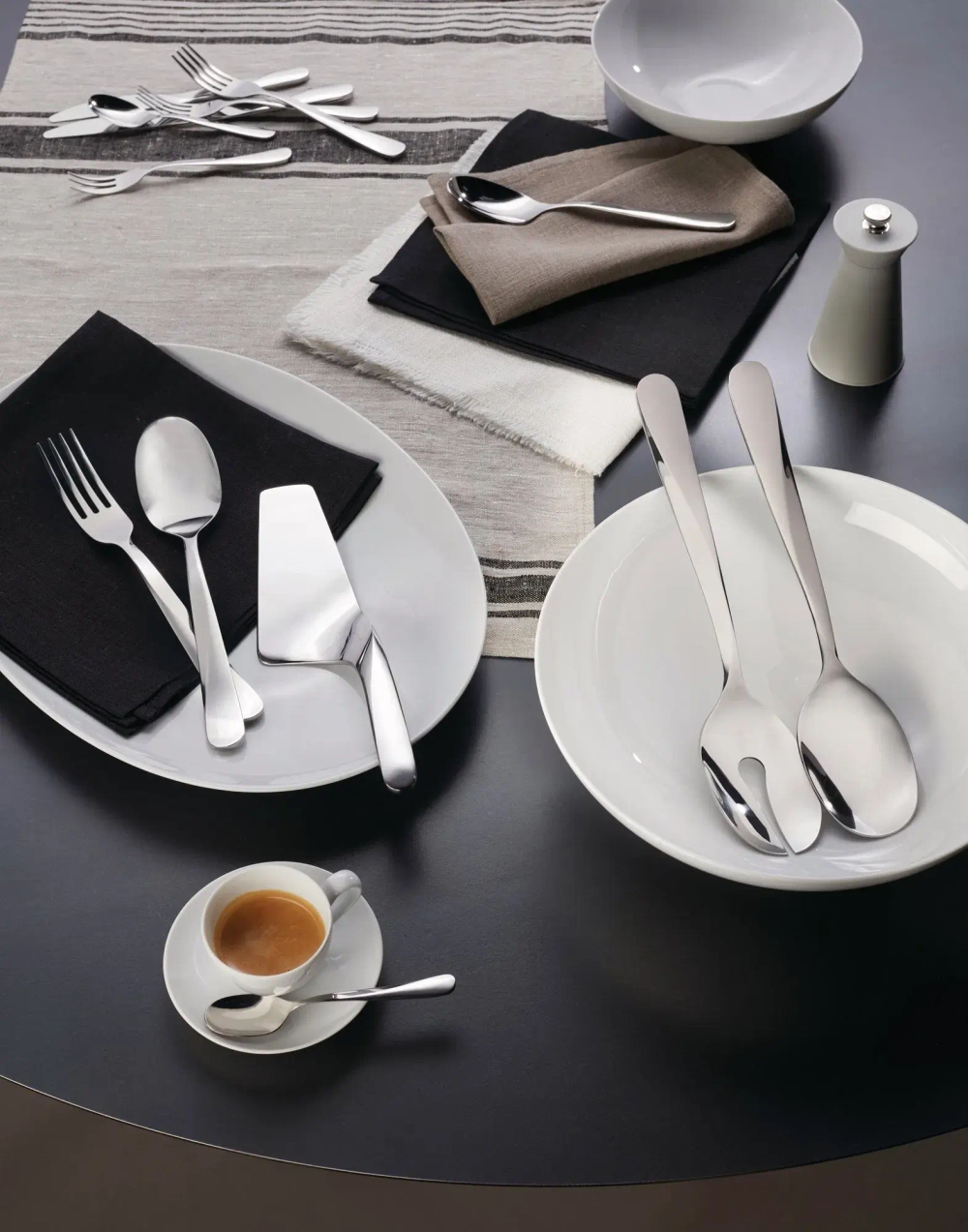 Alessi Набор из 6 вилок Giro + лопаточка 25 см.