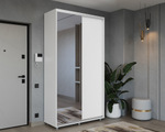 Шкаф-купе МАМА PRIME, 160х60х230 Белый с зеркалом