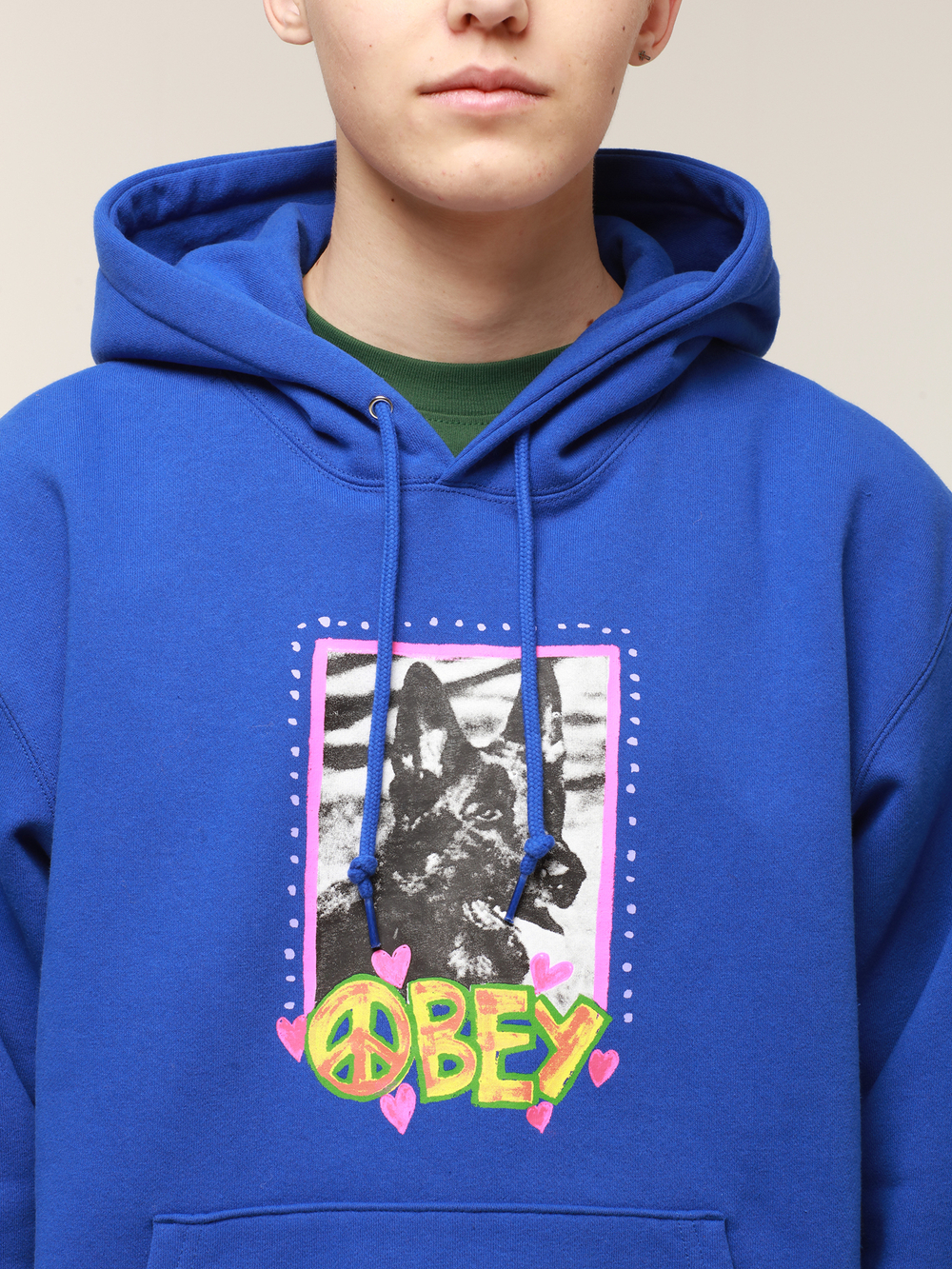 Мужская Толстовка Obey Peace Dog