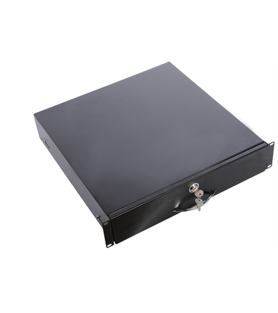 ЦМО Полка (ящик) для документации 2U, цвет черный