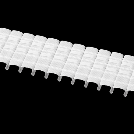 Шторная лента Oz-Is арт. 2701, коэф сборки 1:2,5, цвет белый (ширина 60 mm)