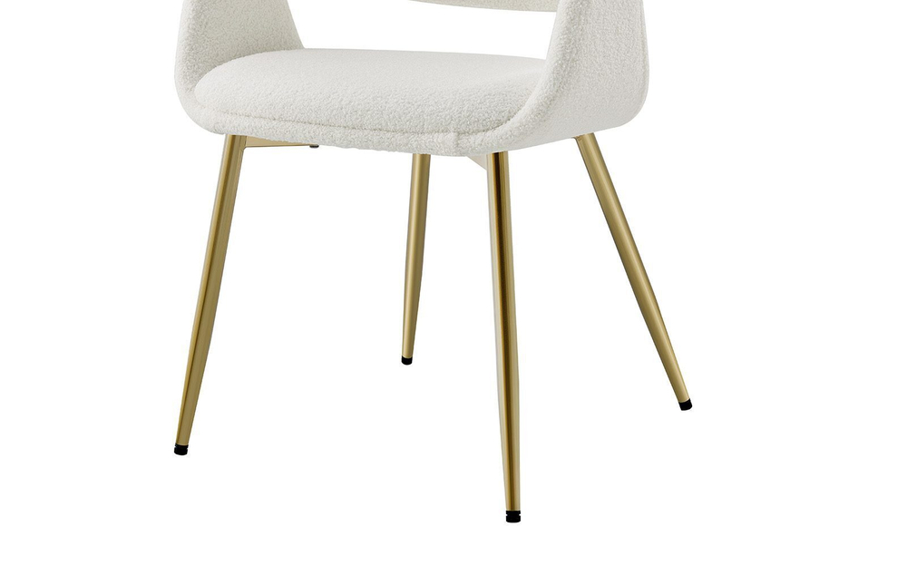 Стул JY6145Q белый IPD1859-1/золото