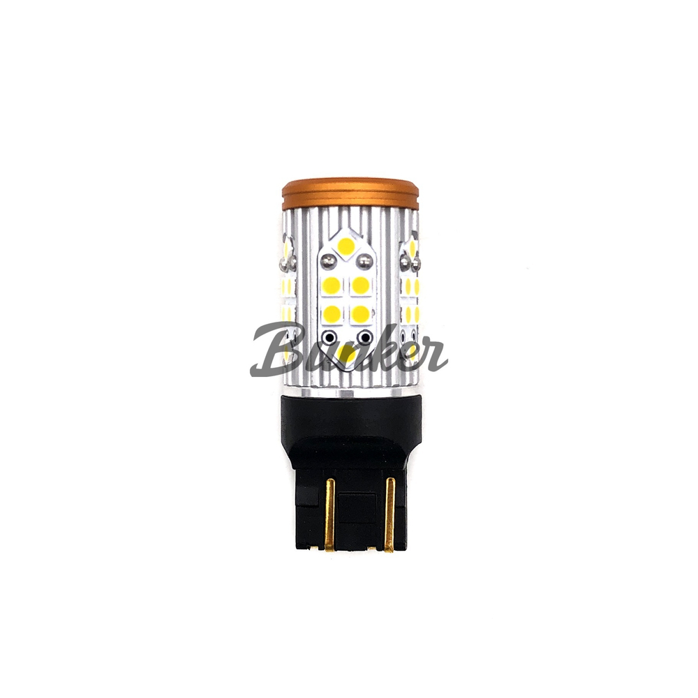 Светодиодная автомобильная LED лампа TaKiMi Special Amber W21/5W CANBUS 12V Неполярная