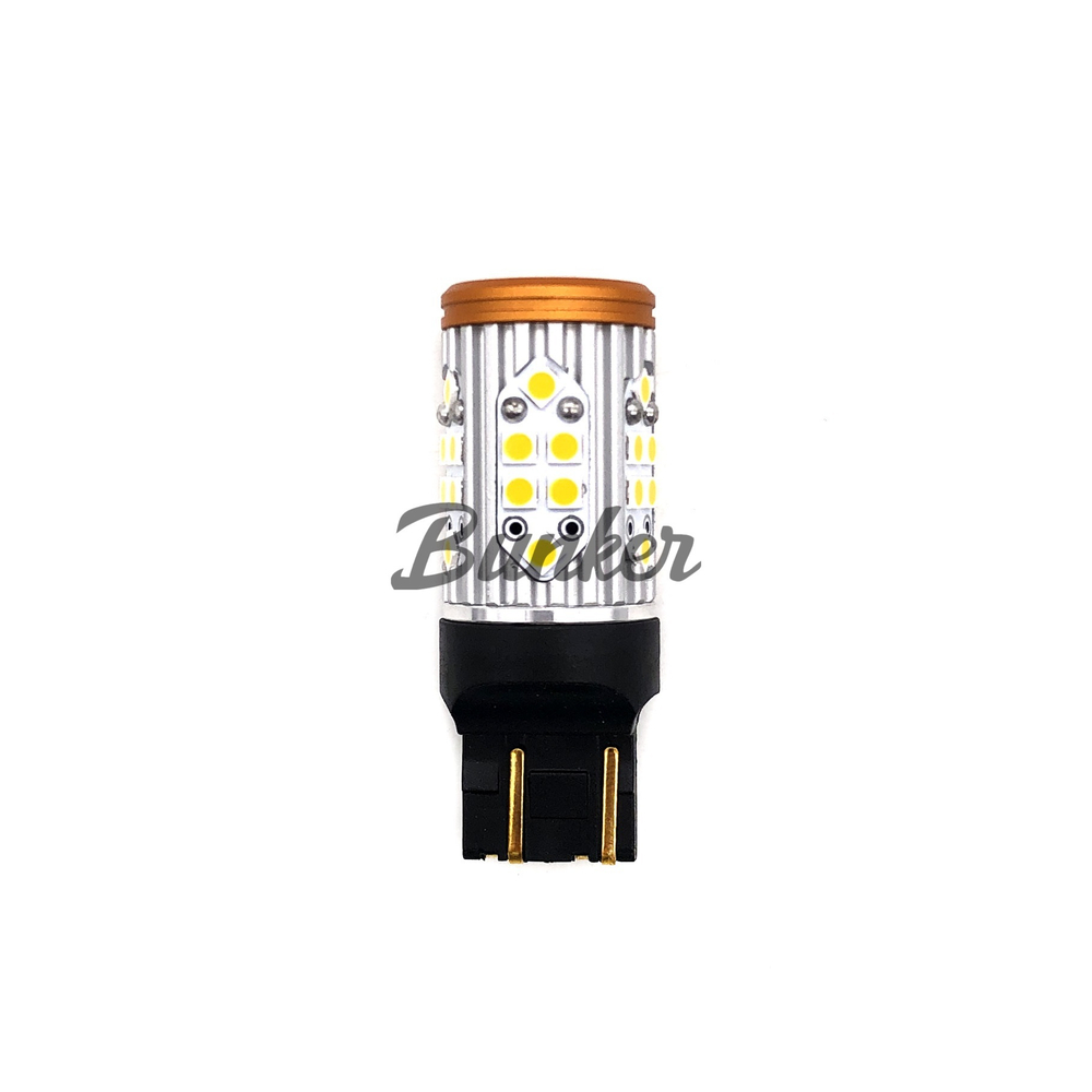 Светодиодная автомобильная LED лампа TaKiMi Special Amber W21/5W CANBUS 12V Неполярная