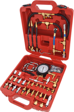 Набор для измерения давления в системе впрыска топлива бензиновых двигателей СТАНКОИМПОРТ, KA-7532K