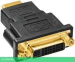 Переходник Buro HDMI-19M-DVI-I(F)-ADPT черный