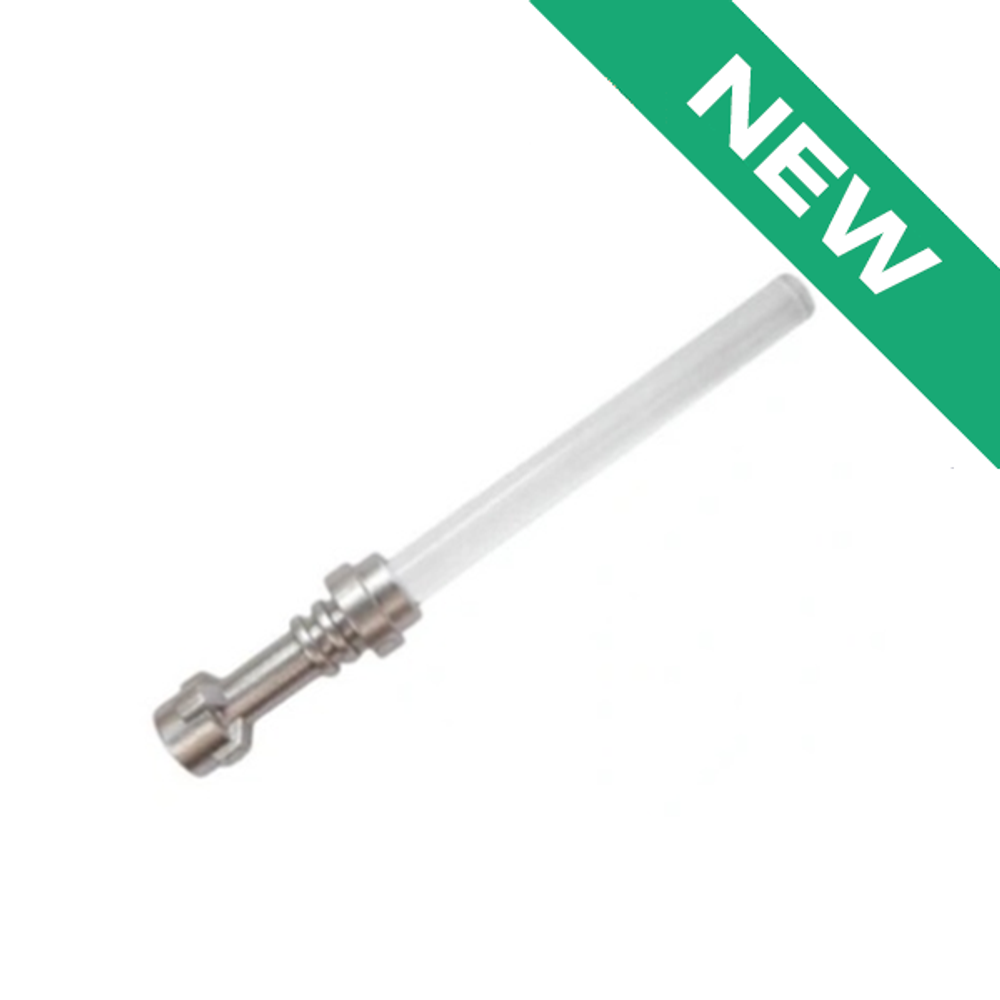 Прозрачный световой меч (30374 Trans-Clear + 64567 Metallic Silver)