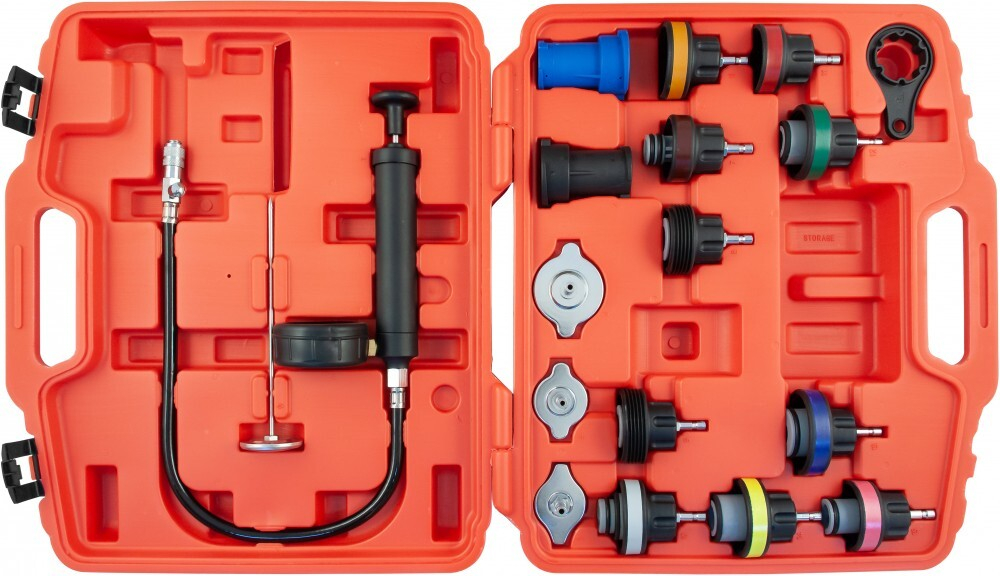 RPTS18 Набор для тестирования герметичности системы охлаждения, 18 предметов