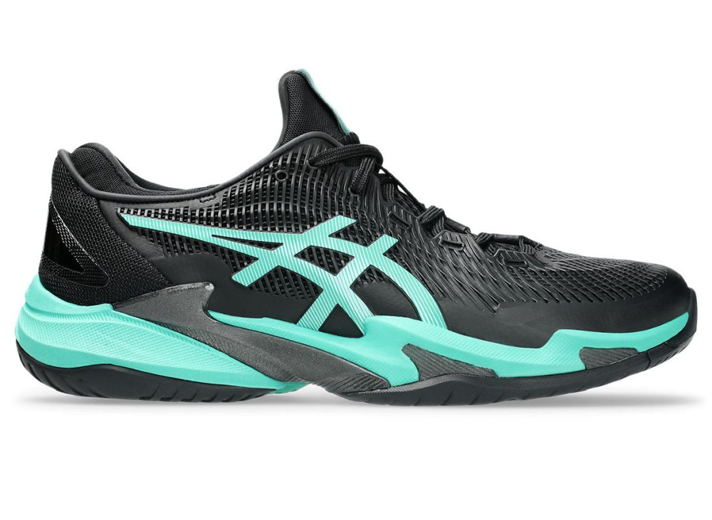 Теннисные кроссовки Asics Court FF 3 - black/aurora green