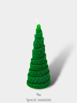 Змейка в скорлупке и свеча ёлочка