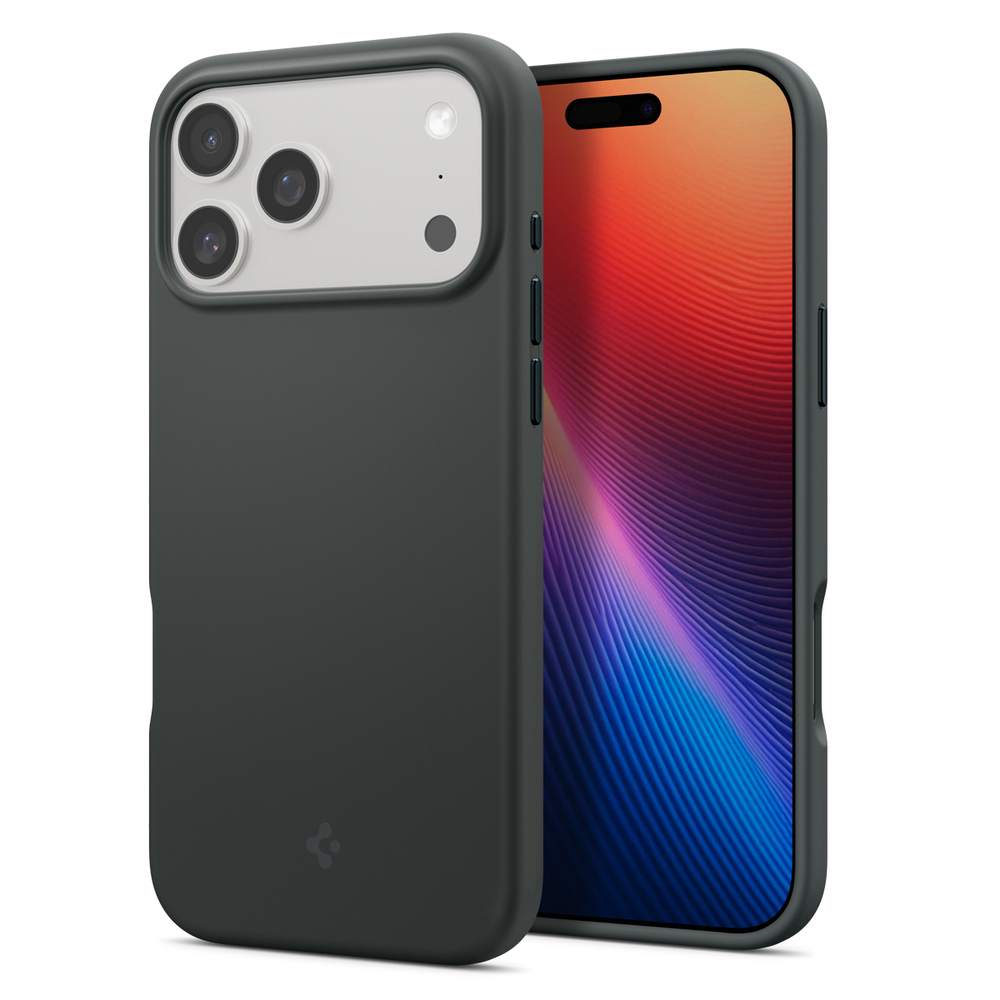 Чехол Spigen Silicone Fit Magsafe для iPhone 17 Pro зеленый