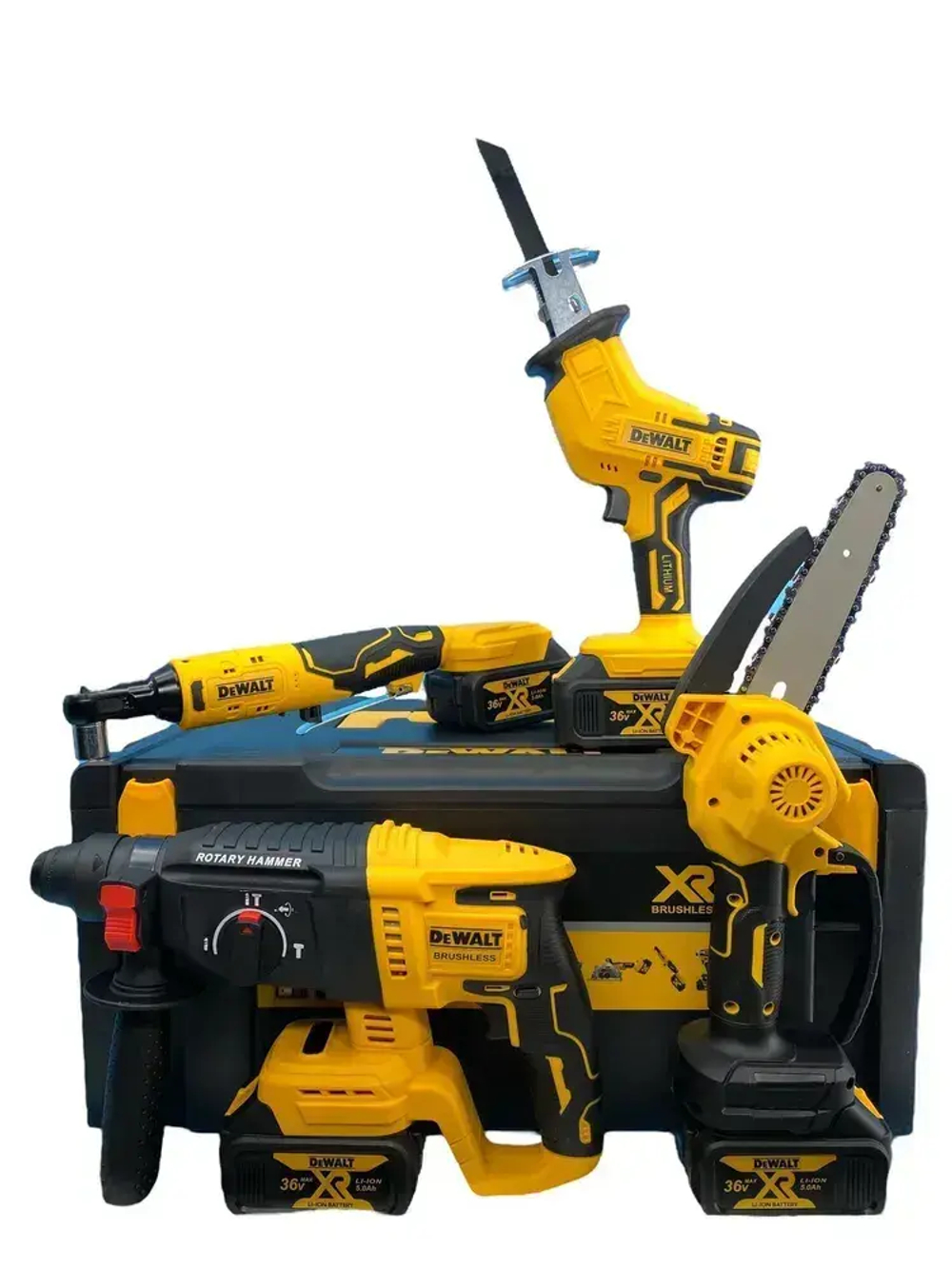 набор аккумуляторного инструмента 9в1