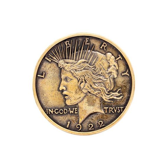 Монета Харви Дента бронза, вид спереди