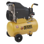 Компрессор воздушный DLC1300/24 безмасляный 1.3 кВт, 24 литра, 206 л/мин Denzel