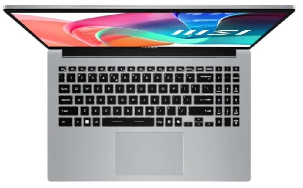 Ноутбук  MSI Modern 15 F13MG-203XRU 15.6 ", Core i3, 16 Гб RAM, 1 Тб SSD, UHD Graphics, Серебристый
