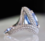 Кольцо с цейлонским сапфиром 15,67 ct с GIA сертификатом