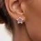 Серьги-пусеты Звезда из серебра 925 пробы, фото 9