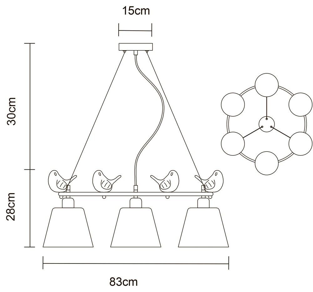 Подвесная люстра Arte Lamp