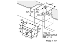 Встраиваемый электрический духовой шкаф Bosch CMG676BB1