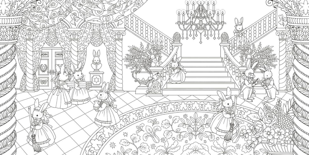 Story A trip to the Land of Dreams. Coloring book