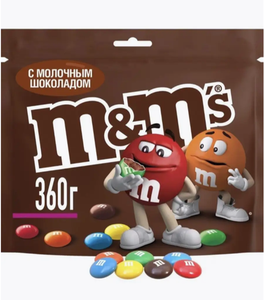 ДРАЖЕ M&M's ШОКОЛАД 360ГР