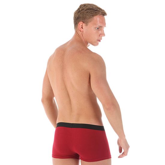 Мужские трусы боксеры бордовые Romeo Rossi RR6012-18