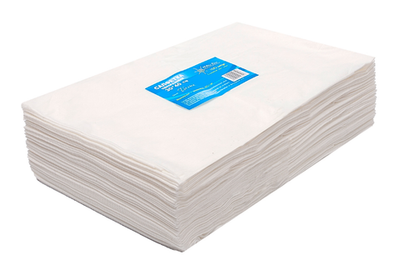 Салфетка одноразовая White line Спанлейс 30*40 Белая 100 шт пачка