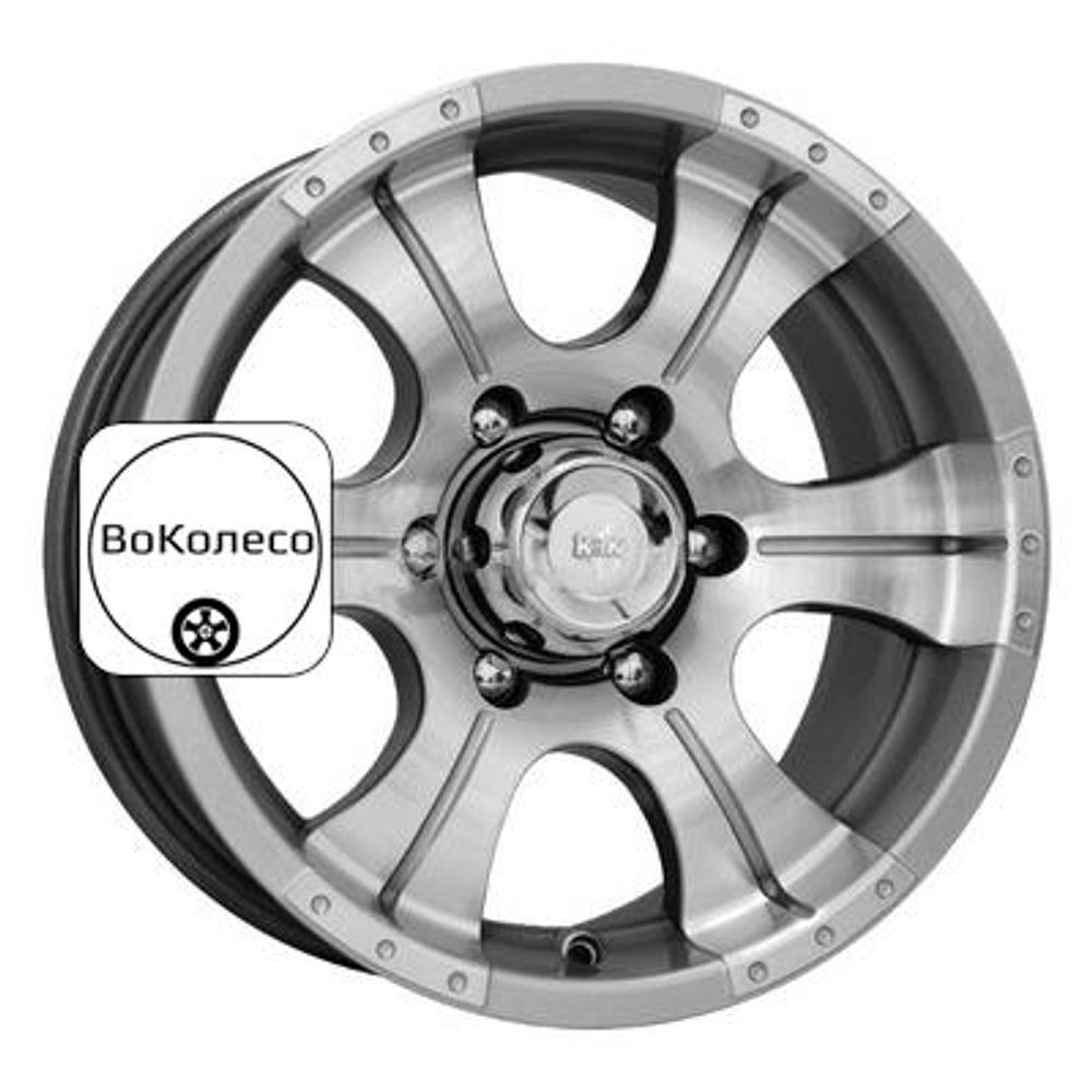 8x16/5x139,7 ET0 D110,1 Байконур (КС465М) Дарк платинум K&K