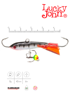 Балансир LUCKY JOHN Classic №4.5 (+тройник), цвет 12HRT, арт. 81451-12HRT