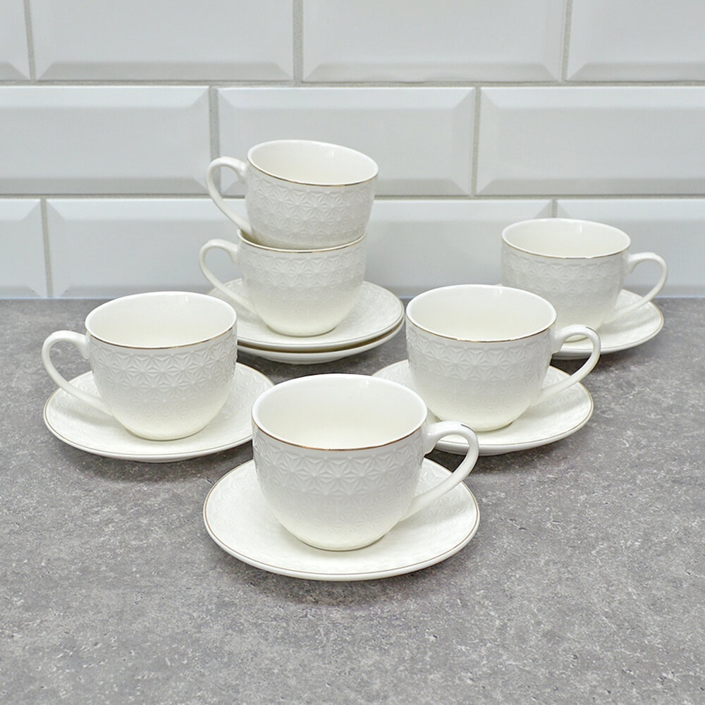 Чайный набор 12 предметов 200мл "Снежная королева" 073044