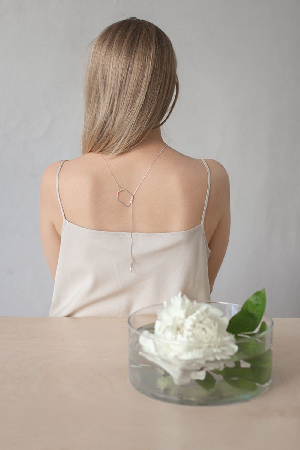 Галстук Облака - овал и палочка