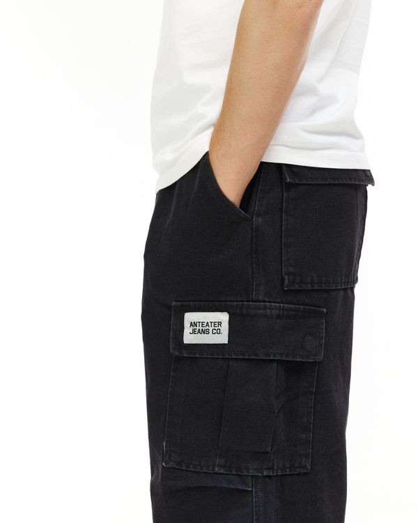 Джинсы WideCargo Denim черные - фото 5