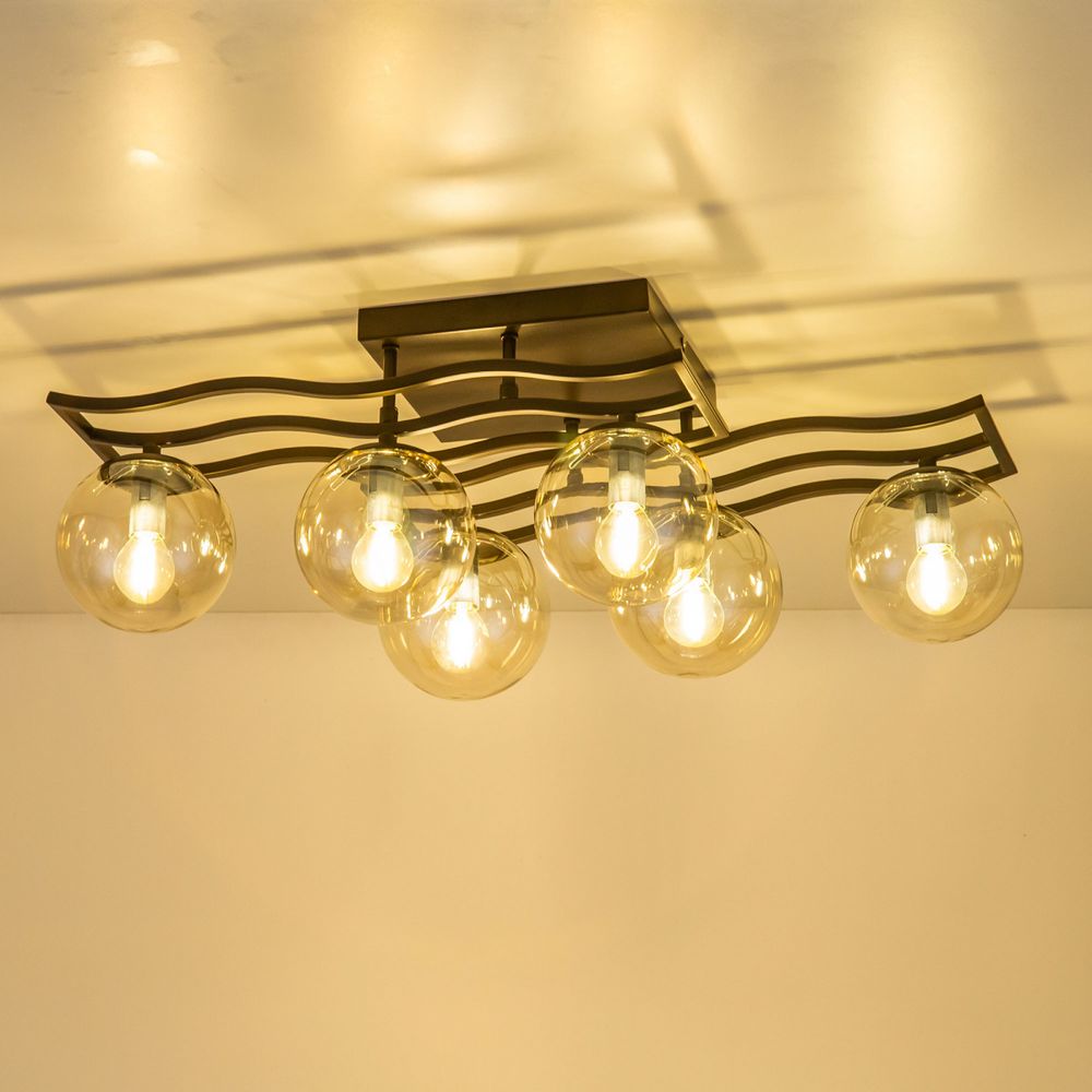 Citilux Бриз CL106265 Люстра потолочная Венге