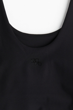 H&M Спортивный топ SoftMove™ со встроенным бюстгальтером, черный