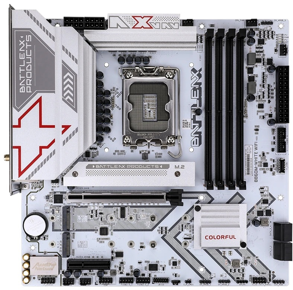 Материнская плата Colorful BATTLE-AX B860M-WHITE WIFI V20