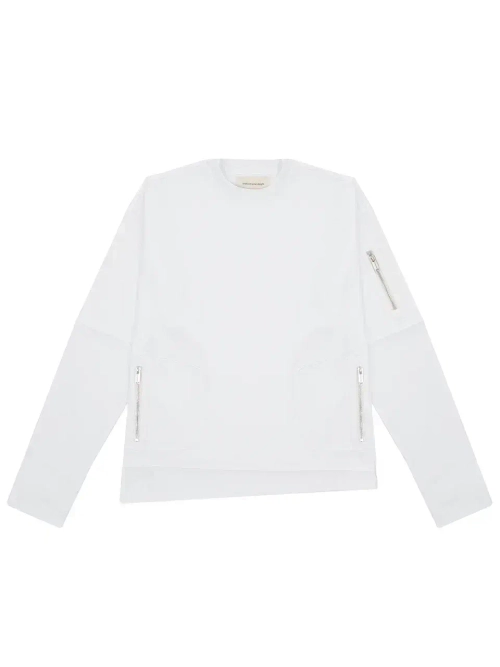 Лонгслив «001» белый