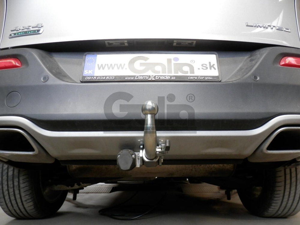 Оцинкованный фаркоп на Jeep Cherokee KL 2014-2018 (без электрики), Galia J013A