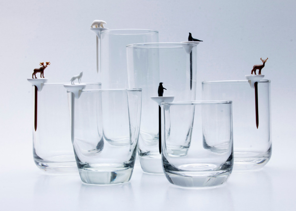 Набор шпажек-маркеров для бокалов cool animal