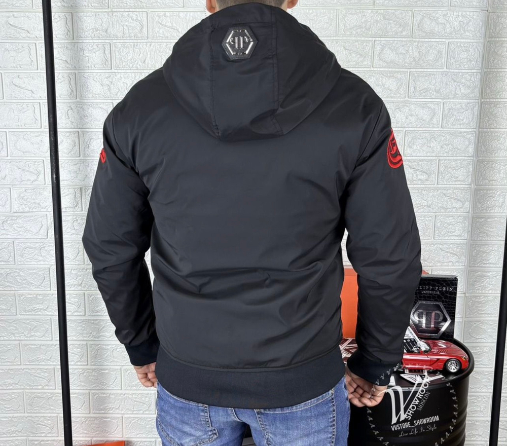 Куртка Philipp Plein Tigers Edition Red демисезон