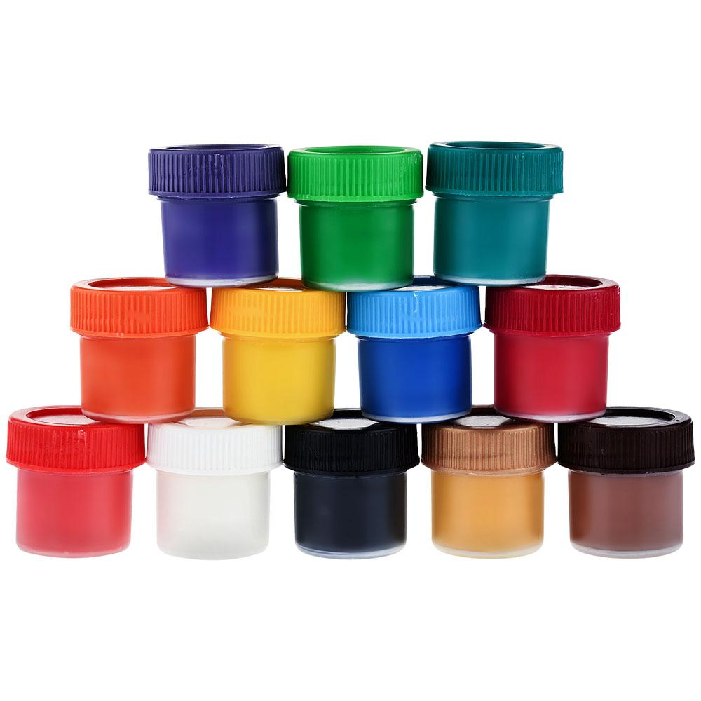 Гуашь 12 цветов 17,5 мл (Каляка-Маляка)