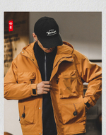 Американская функциональная куртка с капюшоном и множественными накладными карманами