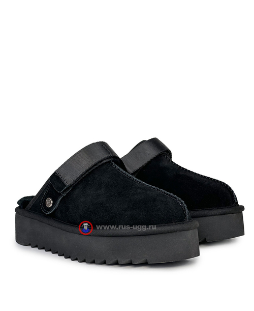 GOLDENSTAR CLOG PLATFORM Black