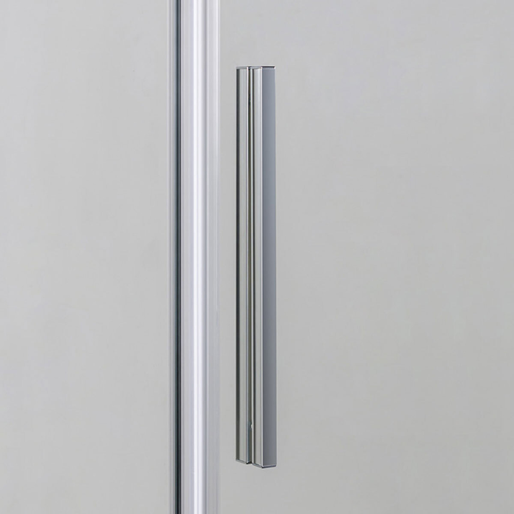 Душевой уголок Slim-U VSS-2SU900CLB, 900*900, м.черный, стекло прозрачное